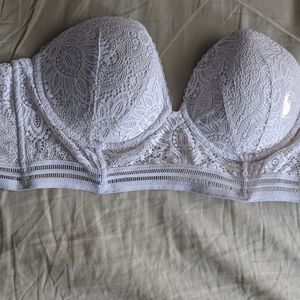 Victoria's secret white strapless bra